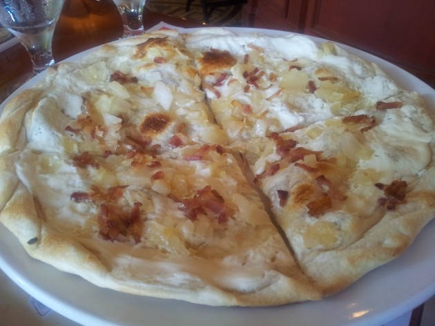 Flatbread Cheese and Bacon Les Chefs de France Epcot Flatbread Cheese and Bacon Les Chefs de France Epcot