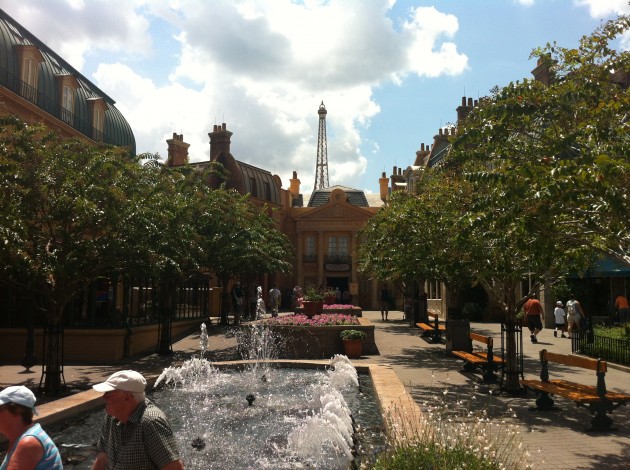 France Pavilion at Epcot Walt Disney World Orlando Florida Fountains France Pavilion at Epcot Walt Disney World Orlando Florida Fountains
