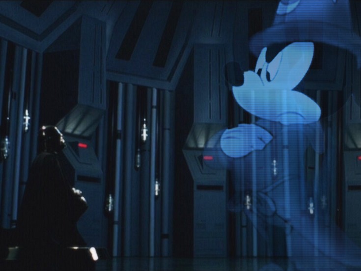 Disney Buys Lucasfilms Darth Vader and Mickey Mouse Disney Buys Lucasfilms Darth Vader and Mickey Mouse