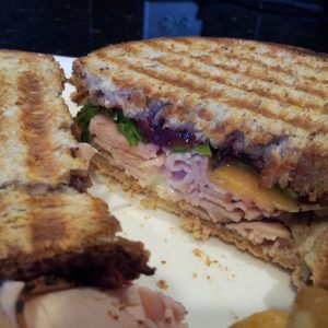 Pepper Turkey and Cranberry Panini