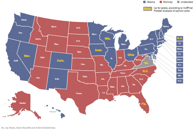 Final Geographic Polls Presidential Election Estimates