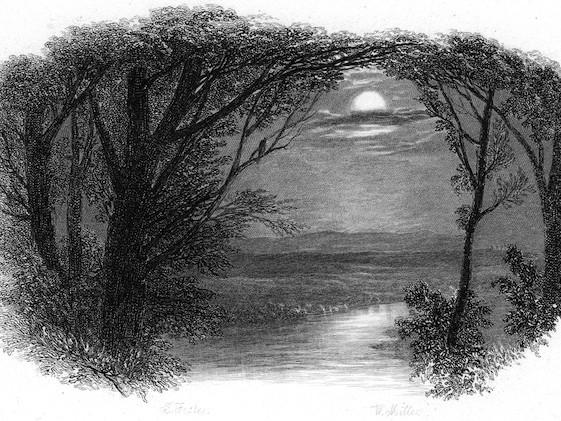 No Sorrow Ever Chokes Their Throats by William Miller After Birket Foster Carving No Sorrow Ever Chokes Their Throats by William Miller After Birket Foster Carving
