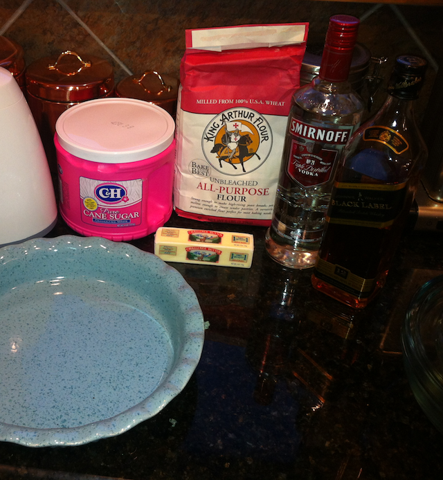 Cherry Pie with Bourbon Filling and Vodka Crust Cherry Pie with Bourbon Filling and Vodka Crust