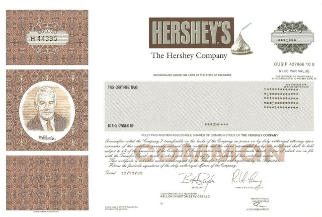 Investing In Hershey Common Stock Dividends