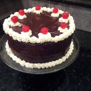 Joshua Kennon Finished Double Layer Chocolate Espresso Cake