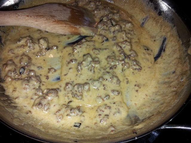 Sausage and Cream Sauce for Italian Pasta