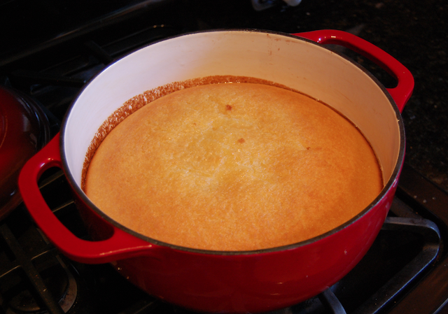 Dutch Oven Corn Bread