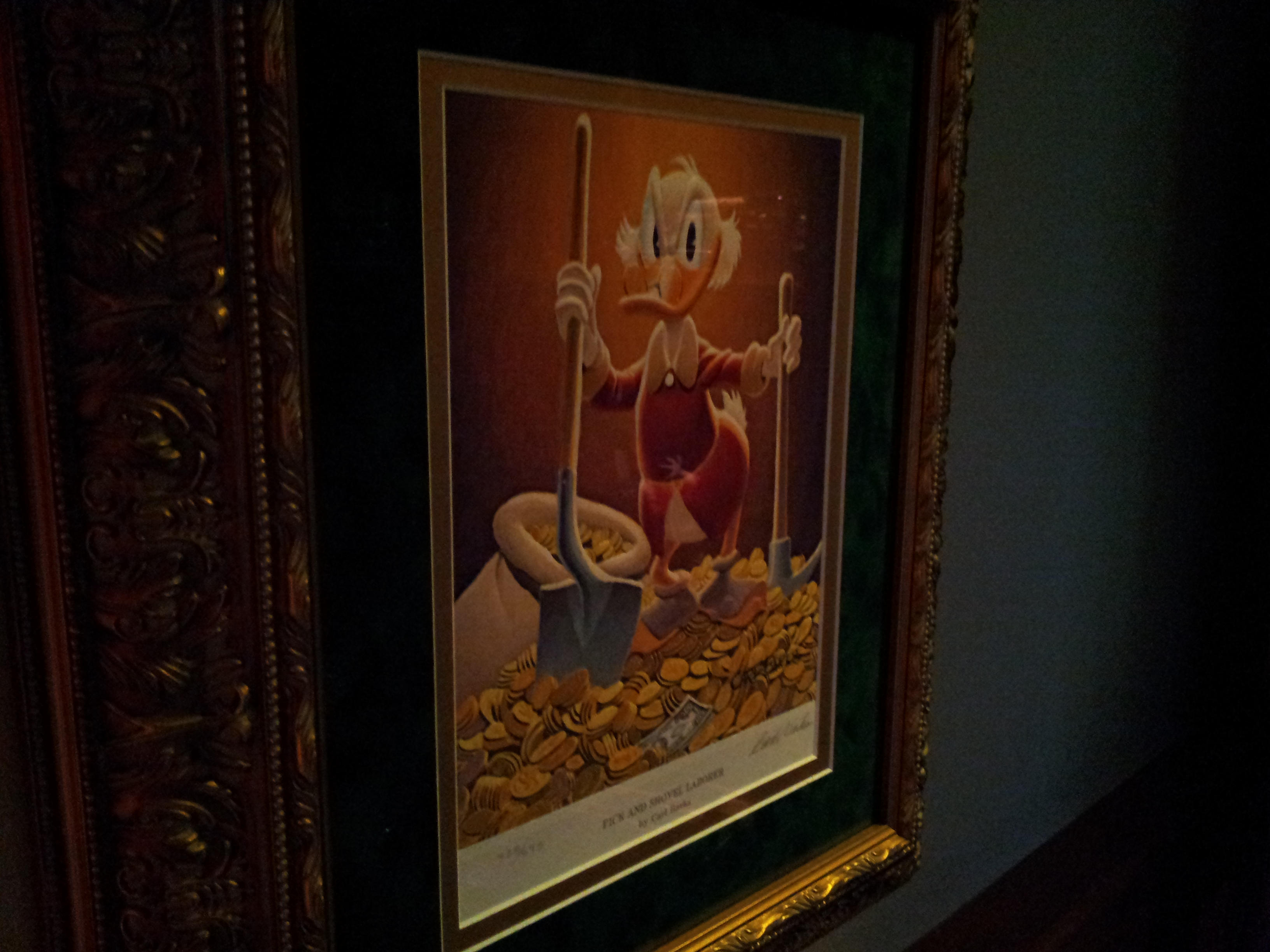 Some of the Carl Barks Scrooge McDuck Artwork