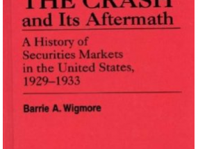 The Crash and Its Aftermath by Barrie A. Wigmore Cover