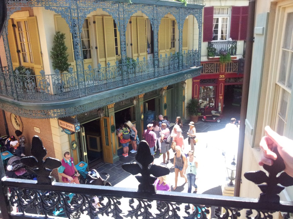 Blue Bayou from Club 33 Balcony