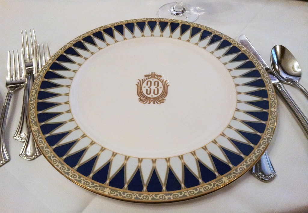 Club 33 Fine China Disneyland