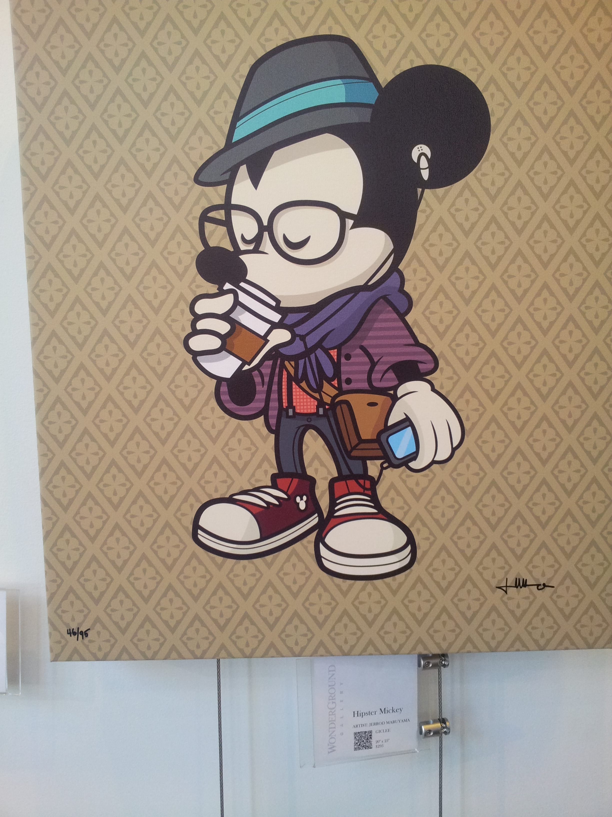 Hipster Mickey Mouse