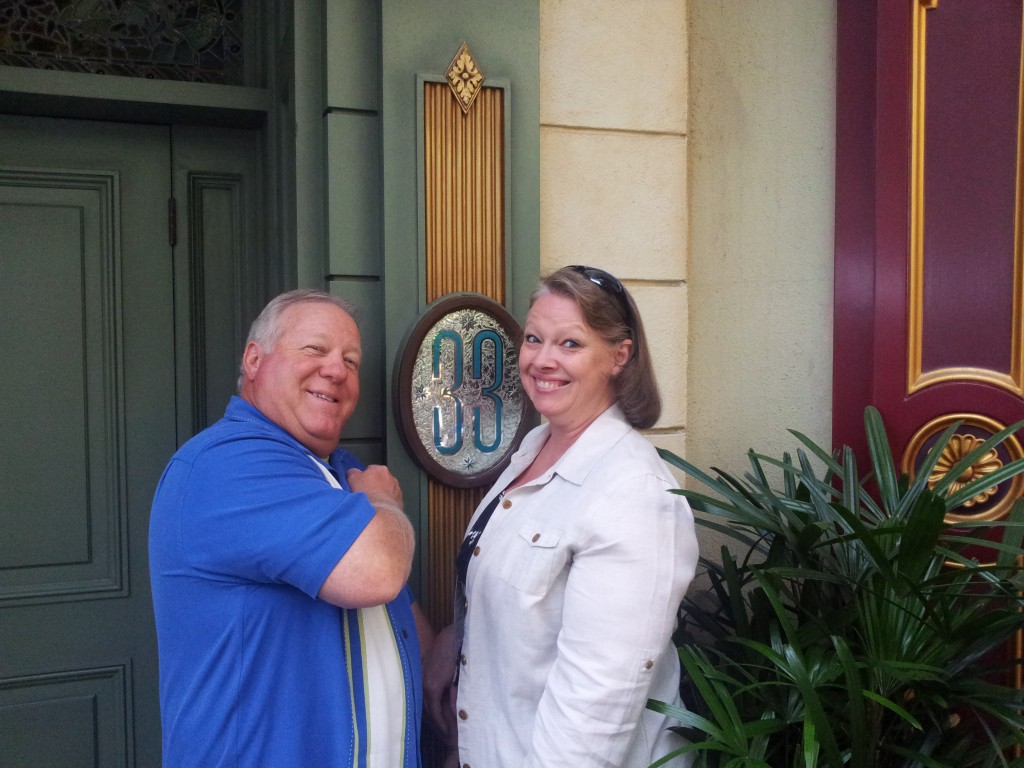 Linda and Her Husband Chuck at Club 33 Disneyland