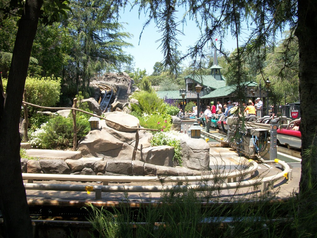 Waiting in Line for the Matterhorn Disneyland