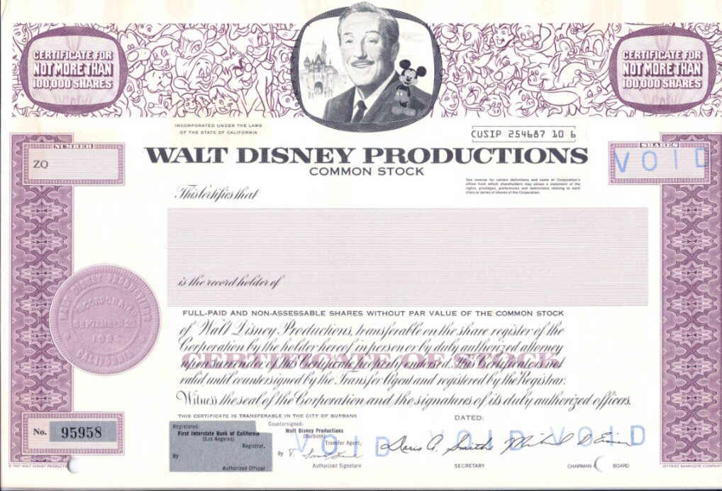 Walt Disney IPO