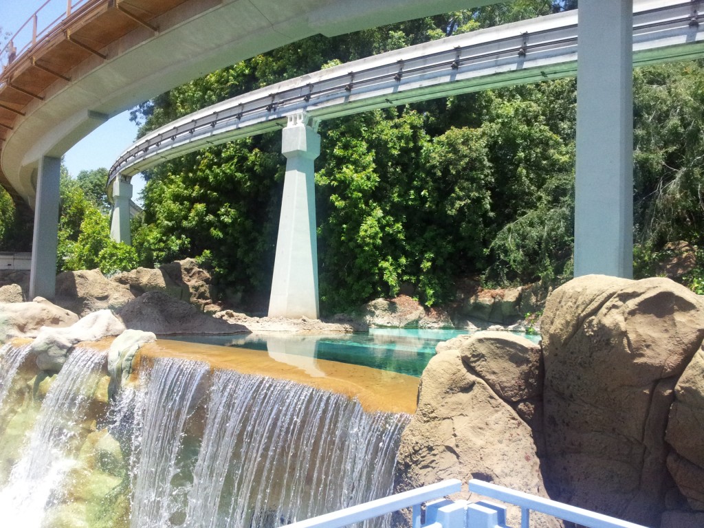 Waterfall in Disneyland