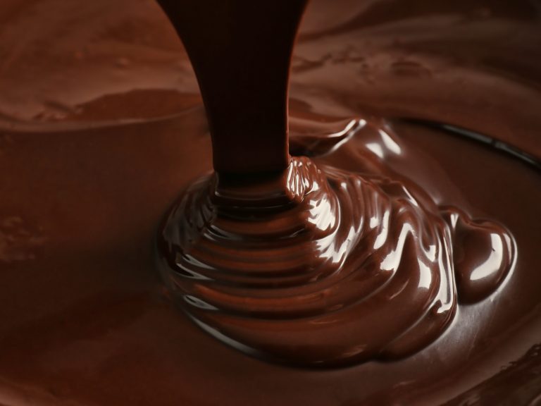 Melted chocolate background