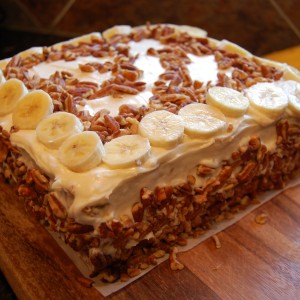 Joshua Kennon Birthday Banana Pecan Cream Cheese Cake