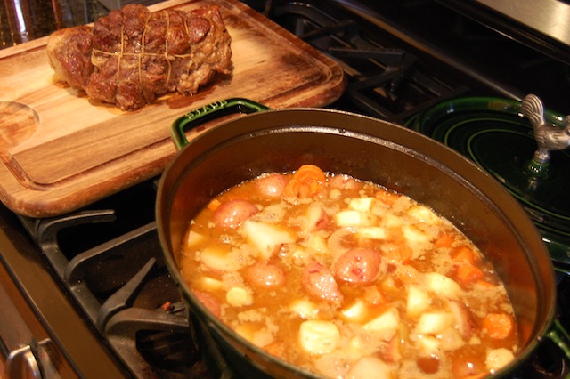 Roast with Vegetables