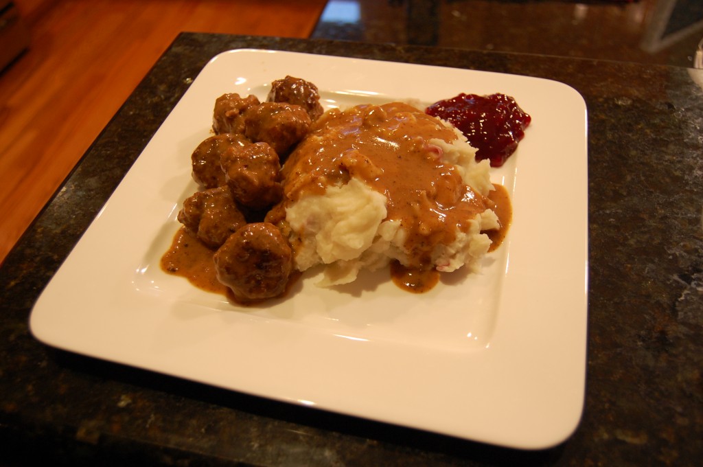 Swedish Meatballs with Lingonberry Sauce