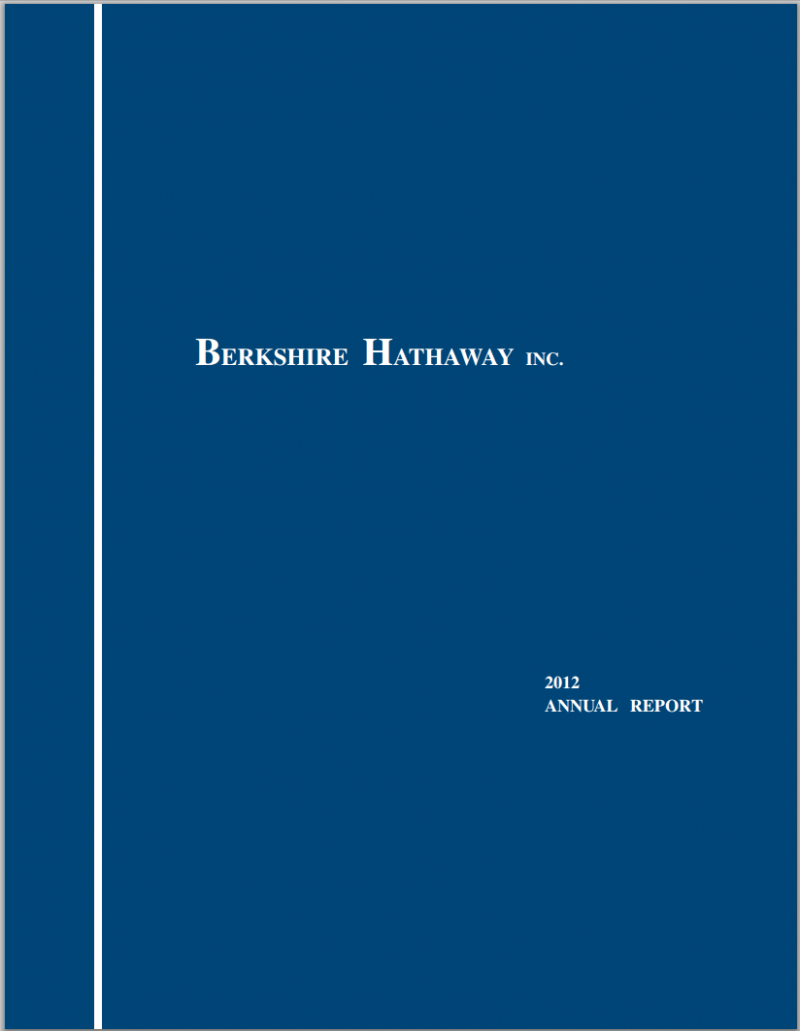 Berkshire Hathaway Annual Report