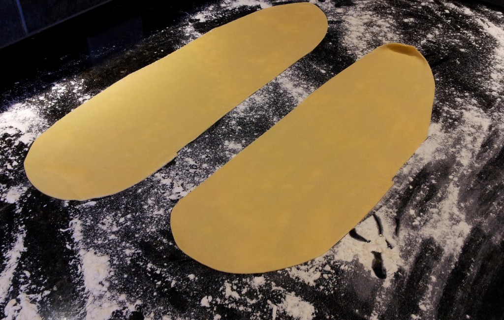 Homemade Fresh Pasta - Step 6 - Laying Out the Fresh Pasta Dough