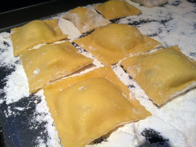 Homemade Stuffed Ravioli