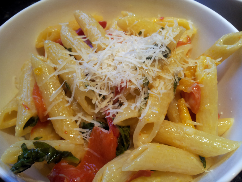 Parmesan and Bell Pepper Penne