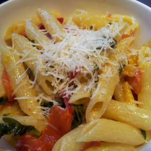 Parmesan and Bell Pepper Penne
