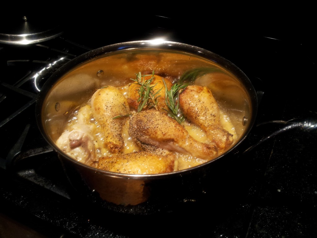 Roasted Chicken with White Wine