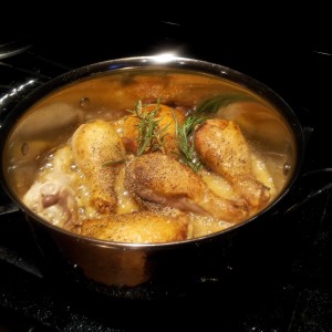 Roasted Chicken with White Wine