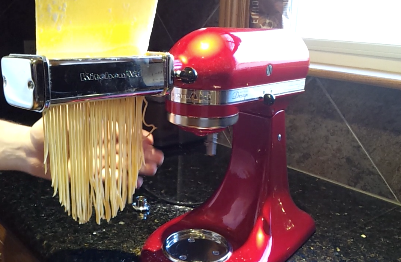 Homemade Fresh Pasta - Step 7 - Cutting the Pasta