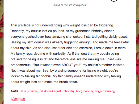 This Is Thin Privilege This Is Thin Privilege