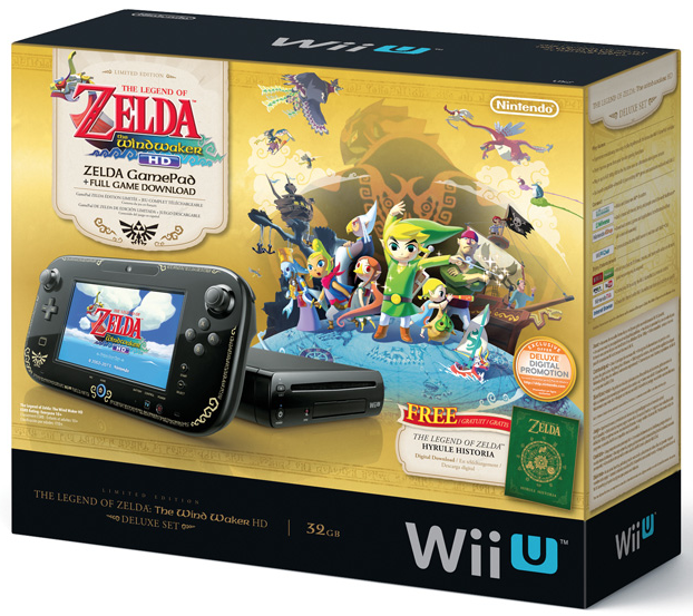 Wii U Deluxe Zelda Wind Waker Pack
