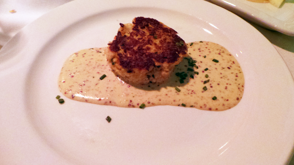 Crab Cake from Pierpont's at Kansas City's Union Station