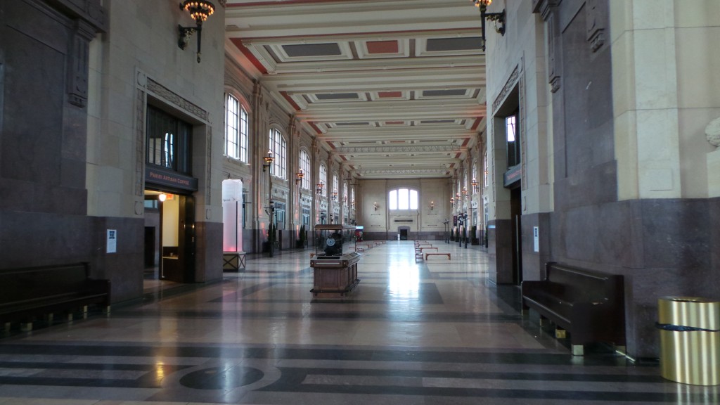 Looking Down a Wing of Union Station