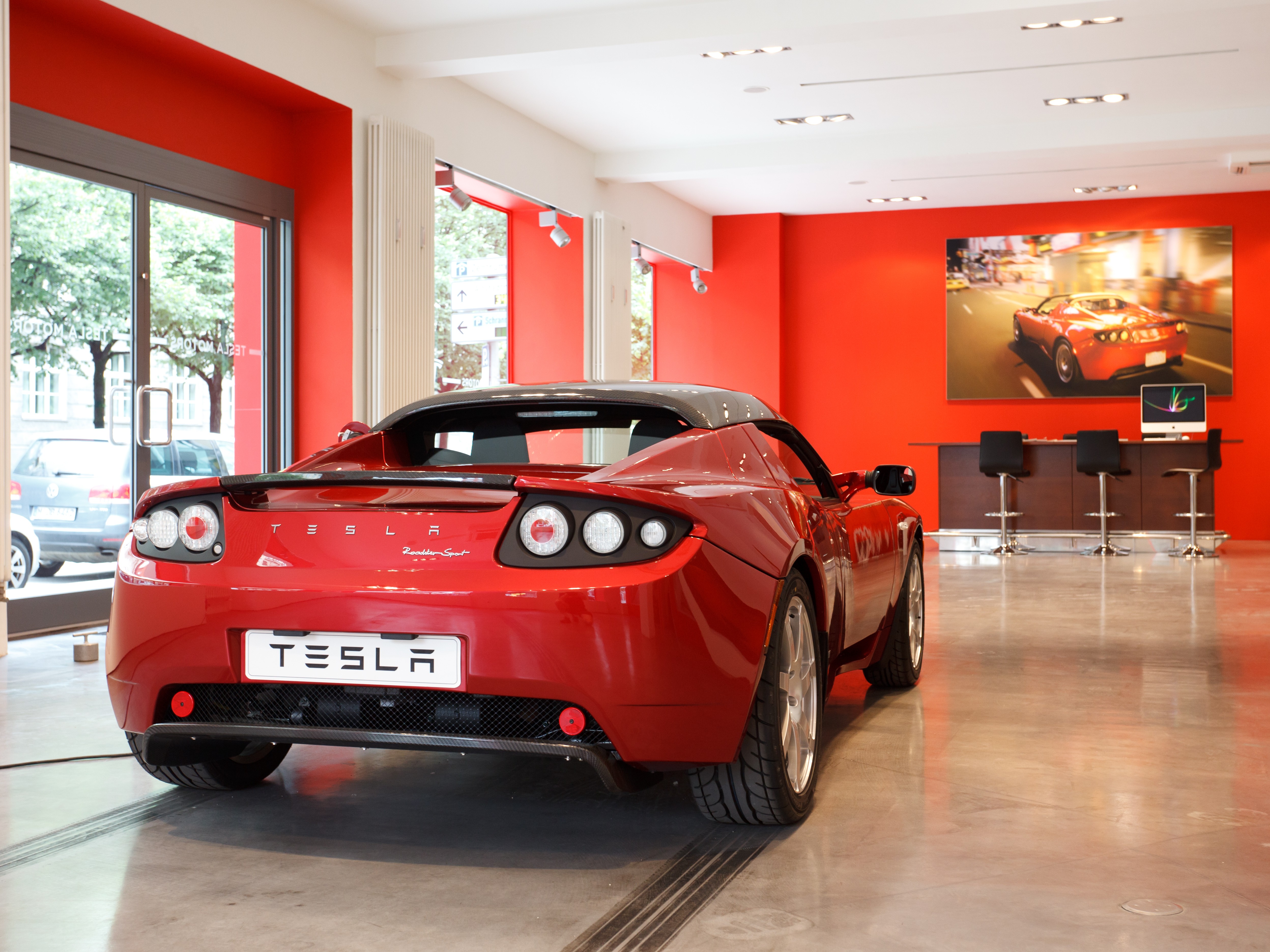 Tesla Motors showroom in Munich, Germany