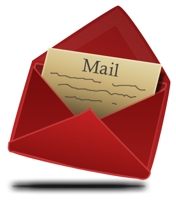 Red Mail Bag Icon