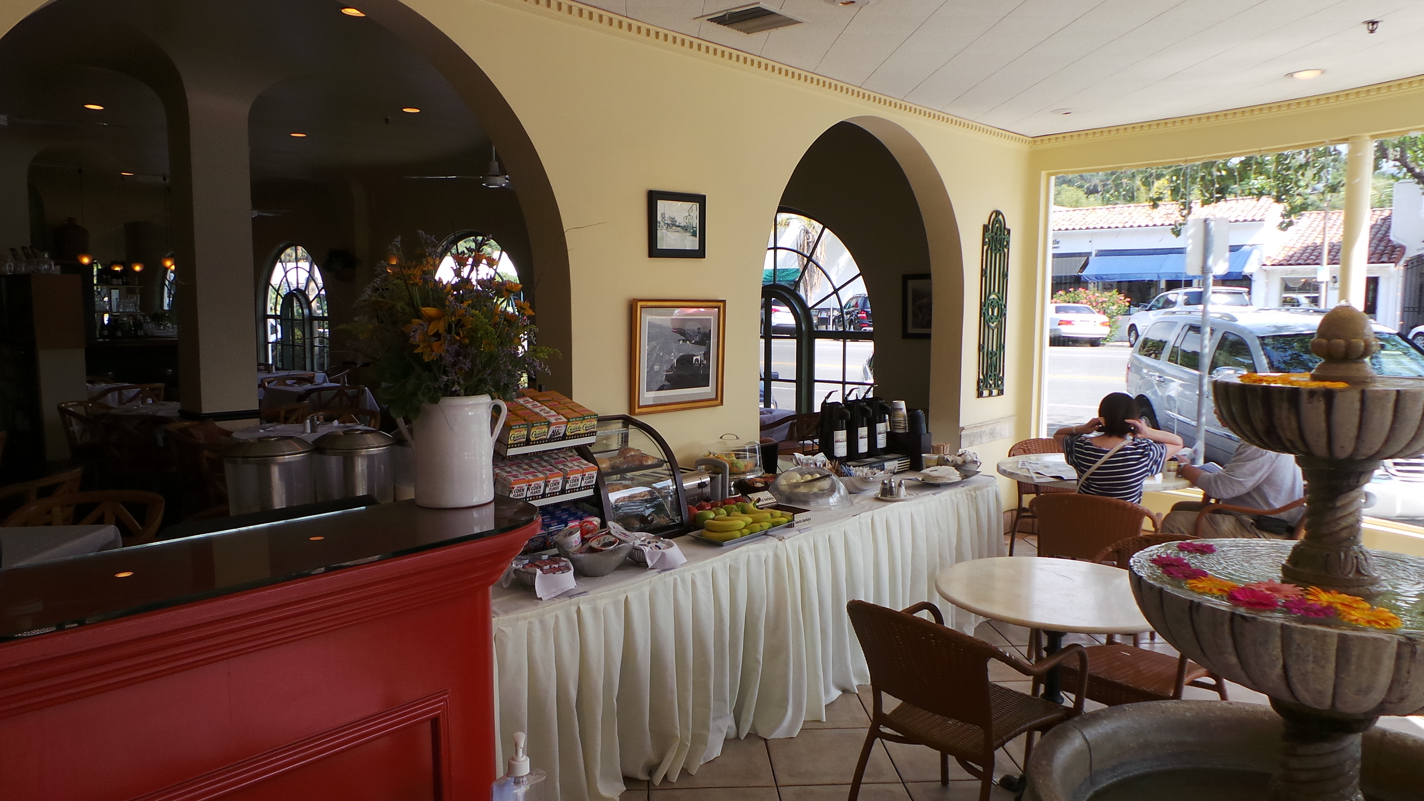 Breakfast at the Montecito Inn California