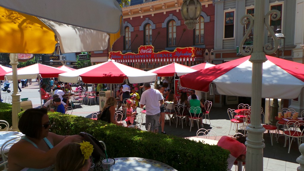 Coca-Cola Refreshment Corner Disneyland Friday May 16 2014
