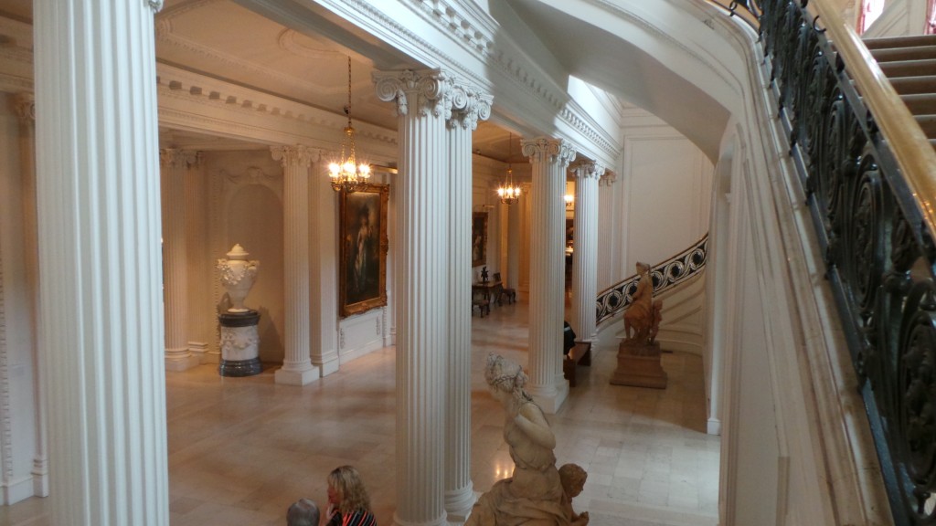 Coming Down Stairs Huntington Mansion Pasadena