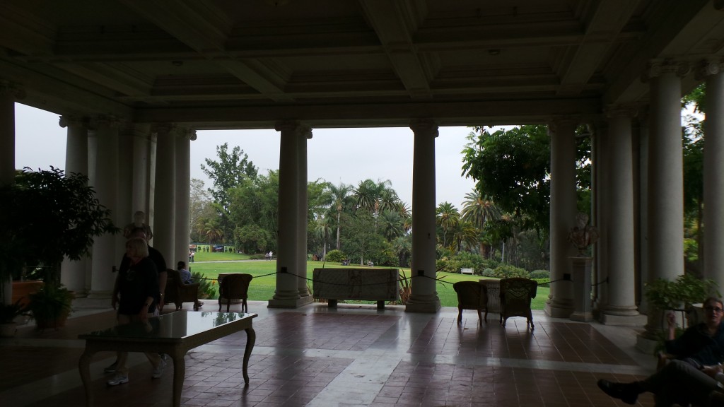 Covered Patio Pasadena Huntington Mansion