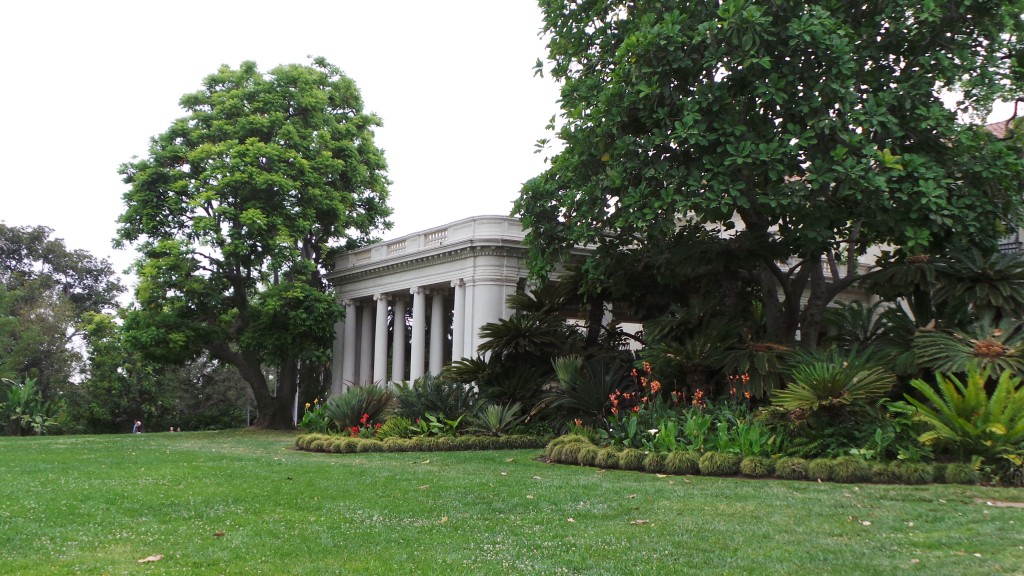 Covered Porch From Afar Huntington Mansion