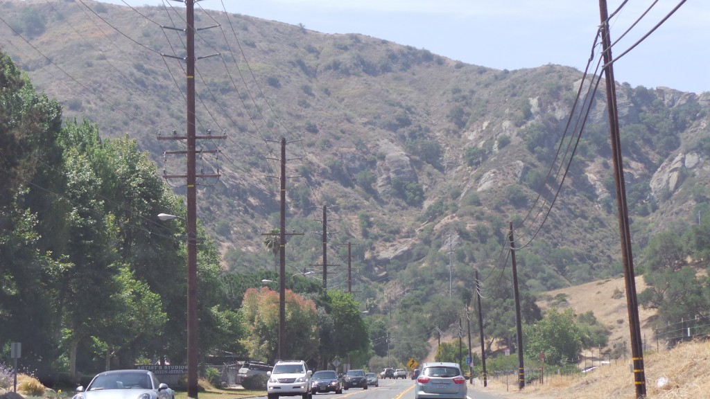 Driving Into Laguna Beach