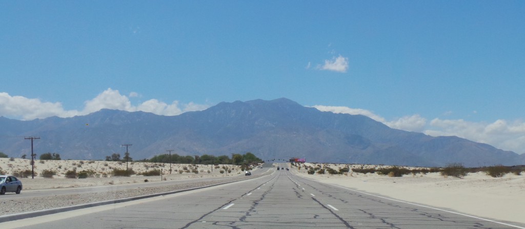 Driving to Palm Springs Rancho Mirage