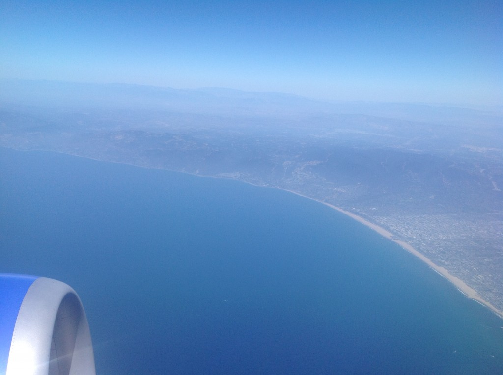 Flying Over Pacific Ocean West Coast Copyright Joshua Kennon