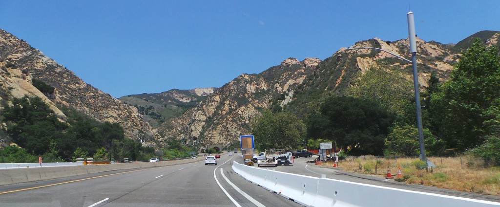 Going Through the Mountains Towards Solvang