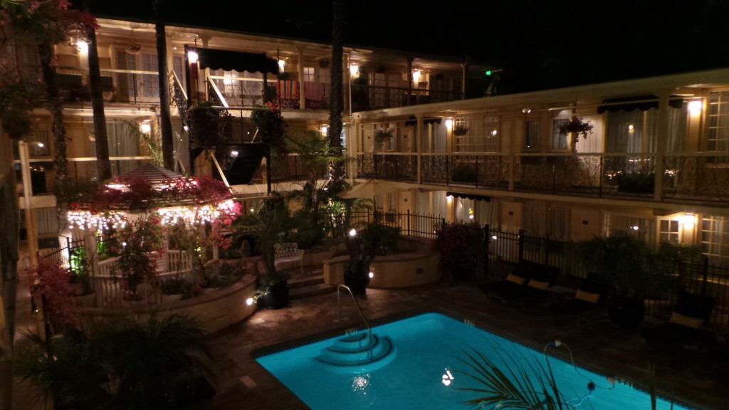 Holiday Inn Laguna Beach at Night Pool