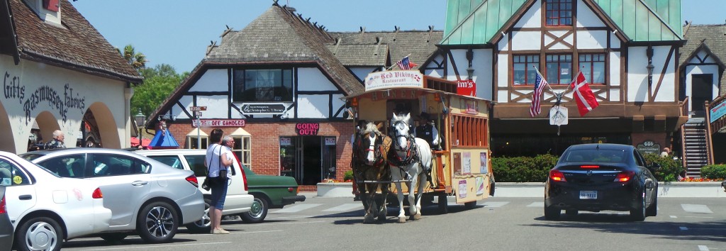 Horse Trolley in Solvang