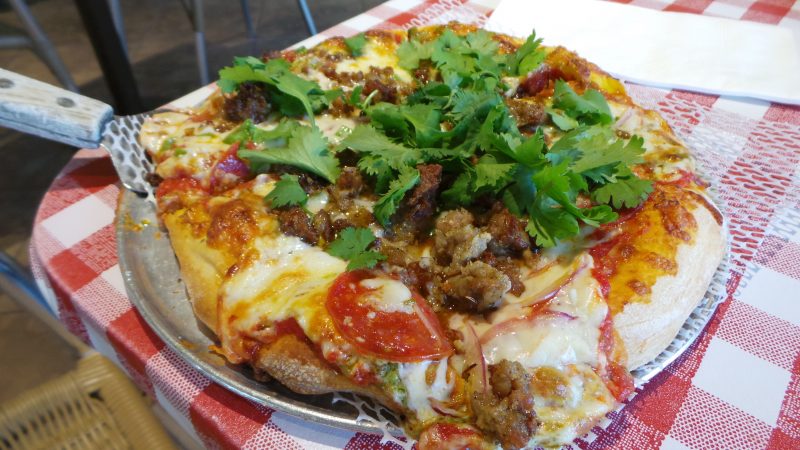 Joshua’s Hammer and Sickle Pizza at Bill’s Pizza Palm Springs Joshua's Hammer and Sickle Pizza at Bill's Pizza Palm Springs